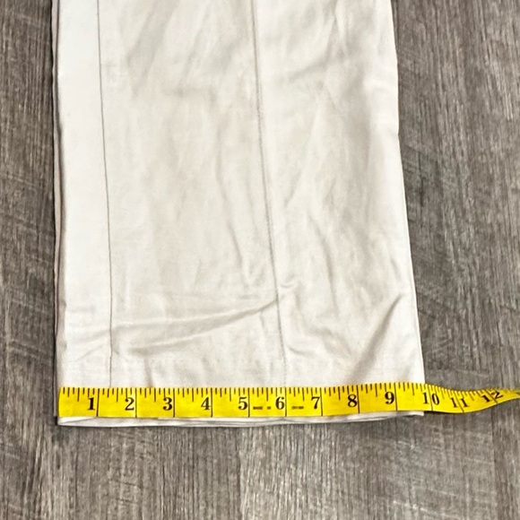 Ann Taylor Linen Women’s The Seamed Wide leg Dress Pants size 0 cream - Picture 12 of 14